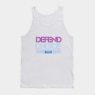 Defend Choice: Vote Blue 2024 Tank Top